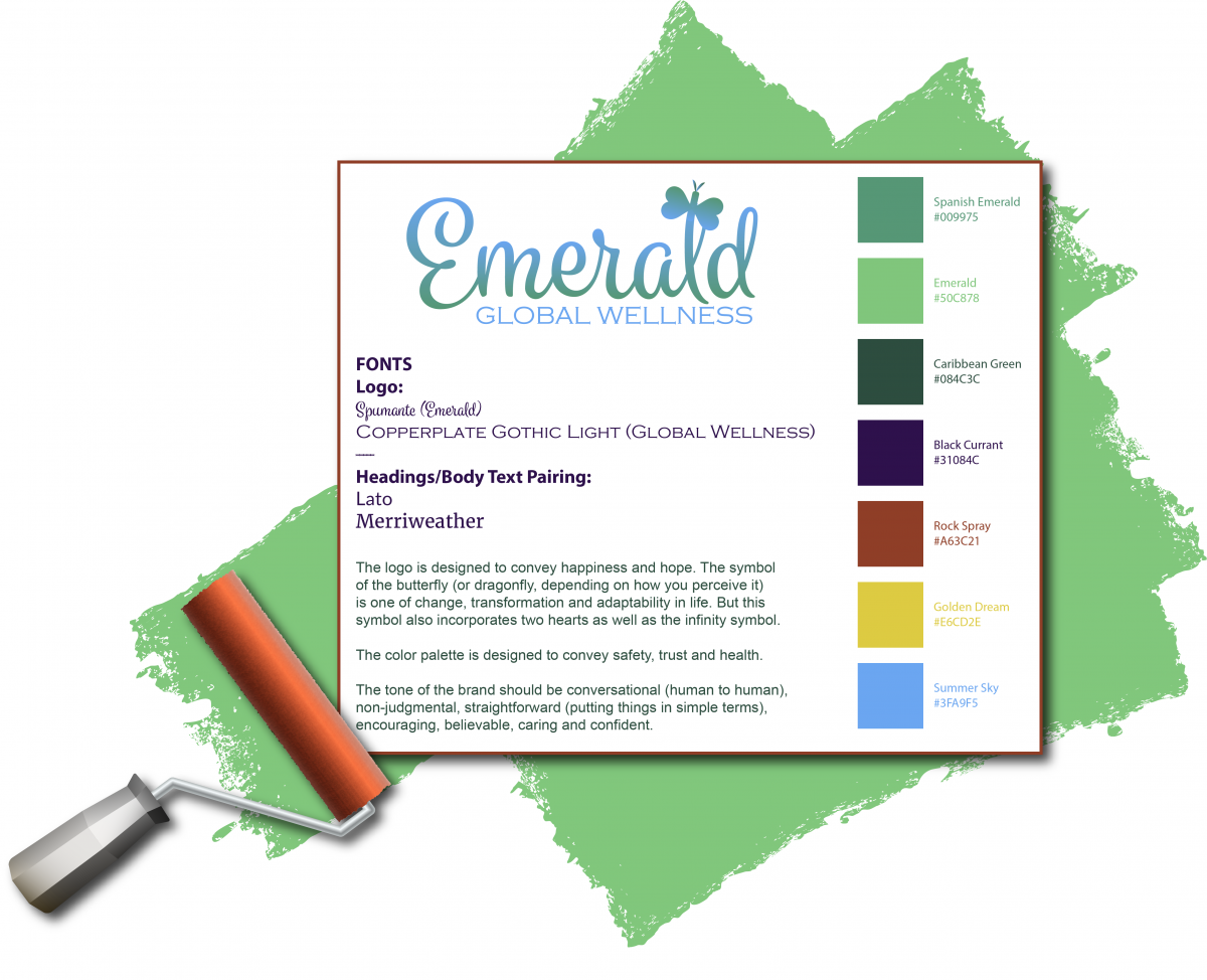 image of Emerald Global Wellness style guide