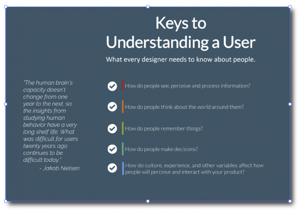 screenshot from UX Foundations eLearning course