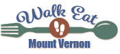 Walk Eat Mount Vernon logo