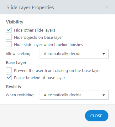 Pause Timeline of Base Layer Property